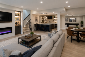 Modern Finished Basement